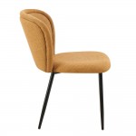 FIGARO ΚΑΡΕΚΛΑ ΚΙΤΡΙΝΟ ΜΑΥΡΟ 49x63x79cm SET 2τμχ c540029