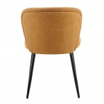 FIGARO ΚΑΡΕΚΛΑ ΚΙΤΡΙΝΟ ΜΑΥΡΟ 49x63x79cm SET 2τμχ c540029