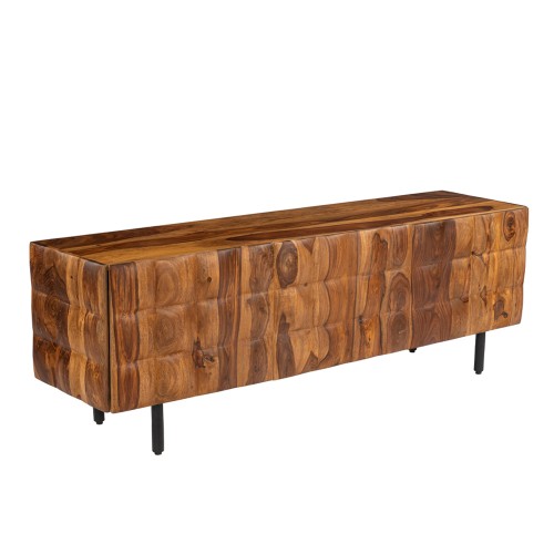 CHOCOLAT TV STAND 2ΠΟΡΤΕΣ ΚΑΡΥΔΙ 162x42x54 c540030