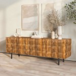 CHOCOLAT TV STAND 2ΠΟΡΤΕΣ ΚΑΡΥΔΙ 162x42x54 c540030
