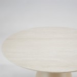 EARTH ΤΡΑΠΕΖΙ BEIGE ΜΕ ΟΨΗ ΜΑΡΜΑΡΟΥ 110x110x75cm c540038