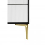 NEW YORK ΣΥΡΤΑΡΙΕΡΑ 3ΣΥΡΤΑΡΙΑ ΛΕΥΚΟ ΜΑΥΡΟ 80x40x80 c540065