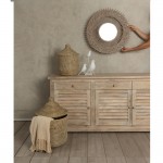 NILE ROUND ΚΑΛΑΘΙ ΜΕ ΚΑΠΑΚΙ SET 2ΤΜΧ 37x37x38cm KANSGRASS ΦΥΣΙΚΟ ΛΕΥΚΟ PVC c540077