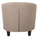 BOGA Πολυθρόνα Σαλονιού Καθιστικού Ύφασμα Καφέ c540078