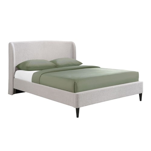TEDDY ΚΡΕΒΑΤΙ ΓΙΑ ΣΤΡΩΜΑ 160x200cm ΓΚΡΙ ΑΝΟΙΧΤΟ 221x171 5x111cm c540087