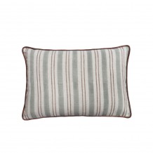 ROMANTICO ΔΙΑΚΟΣΜΗΤΙΚΟ ΜΑΞΙΛΑΡΙ 50x50cm ΥΦΑΣΜΑ ΜΠΕΖ ΑΝΘΡΑΚΙ ΚΕΡΑΜΙΔΙ c540112