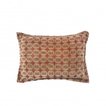 OREIL ΔΙΑΚΟΣΜΗΤΙΚΟ ΜΑΞΙΛΑΡΙ 60x40cm ΥΦΑΣΜΑ ΠΟΛΥΧΡΩΜΟ ΡΟΖ c540114