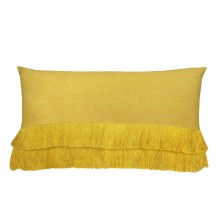 SENAPE ΔΙΑΚΟΣΜΗΤΙΚΟ ΜΑΞΙΛΑΡΙ 60x40cm ΥΦΑΣΜΑ ΚΙΤΡΙΝΟ c540121