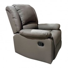 EVA Πολυθρόνα Relax Σαλονιού - Καθιστικού PU Καφέ c540177