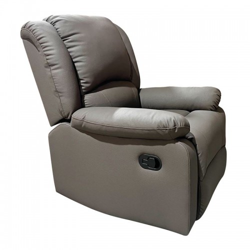 EVA Πολυθρόνα Relax Σαλονιού - Καθιστικού PU Καφέ c540177