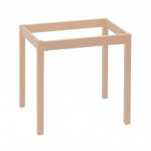 ΚΑΦΕΝΕΙΟΥ Βάση Τραπεζιού Οξιά Λυόμενο για Επιφάνεια 60x60cm Άβαφο c540183