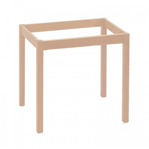 ΚΑΦΕΝΕΙΟΥ Βάση Τραπεζιού Οξιά Λυόμενο για Επιφάνεια 60x60cm Άβαφο c540183