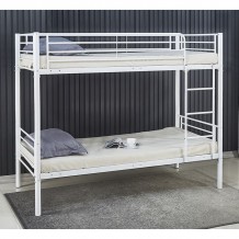 TIVOLI Κρεβάτι Κουκέτα Μέταλλο Βαφή Άσπρο c540190