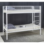 TIVOLI Κρεβάτι Κουκέτα Μέταλλο Βαφή Άσπρο c540190