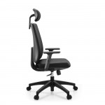 BF8200 Πολυθρόνα Γραφείου Διευθυντή Pu Μαύρο c540224