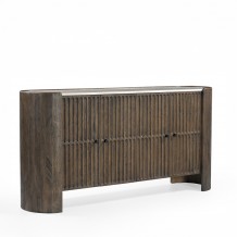 ESSENCE ΜΠΟΥΦΕΣ ΚΑΦΕ BEIGE ΜΕ ΟΨΗ ΜΑΡΜΑΡΟΥ 170x40x82cm c540270