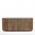 FORES ΜΠΟΥΦΕΣ ΚΑΦΕ ΛΕΥΚΟ ΜΕ ΟΨΗ ΜΑΡΜΑΡΟΥ 167x45x80cm c540273