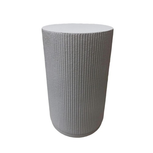 STYLOS SIDE TABLE ΛΕΥΚΟ 34x34x58cm c540302