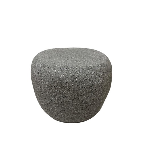 FLINT COFFEE TABLE STONE GREY 52 5x52 5x46cm c540305