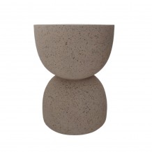 DUO SIDE TABLE TERRAZZO 34x34x45cm c540306