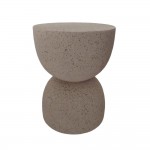 DUO SIDE TABLE TERRAZZO 34x34x45cm c540306
