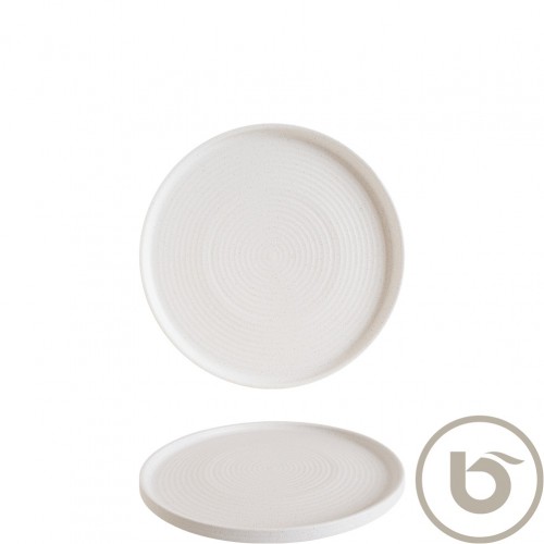 Πιάτο ρηχό Premium Vitrified με κάθετο χείλος step 21cm LIORA Ripple BONNA Σετ 12 c540315