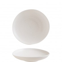 Πιάτο βαθύ με ακανόνιστο Rim Premium Vitrified 26cm 1000cc Liora Ripple BONNA Σετ 6 c540317
