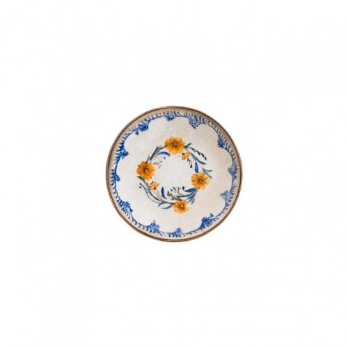 Πιάτο Ρηχό πορσελάνης coupe 17cm με τεχνοτροπία FUSIONtech Floral BONNA Σετ 12 c540320