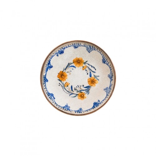 Πιάτο Ρηχό πορσελάνης coupe 21cm με τεχνοτροπία FUSIONtech Floral BONNA Σετ 12 c540321