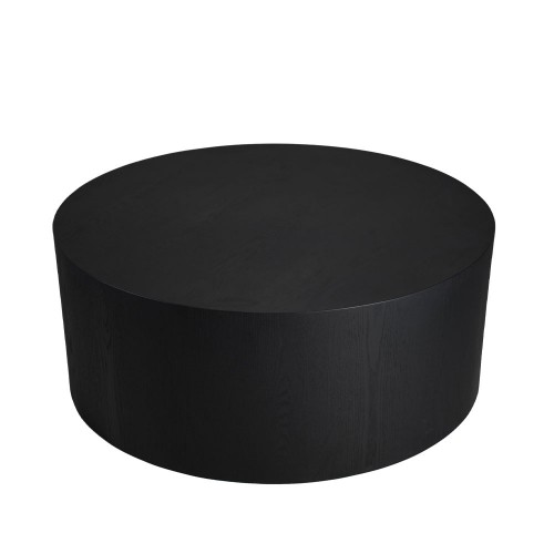 TUBE COFFEE TABLE ΜΑΥΡΟ 100x100x41cm c540422
