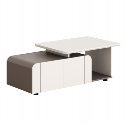 ΝΤΟΥΛΑΠΙ ΓΡΑΦΕΙΟΥ ΣΕΙΡΑ NEWLINE HM18285 ΜΕΛΑΜΙΝΗ ΣΕ ΚΡΕΜ-ΑΝΟΙΧΤΟ ΚΑΦΕ 120x60x42Υεκ c540446