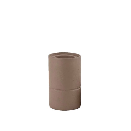 FORMAS ΚΗΡΟΠΗΓΙΟ 9x9x14cm ΑΛΟΥΜΙΝΙΟ BEIGE ROUGH c540448