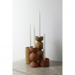 FORMAS ΚΗΡΟΠΗΓΙΟ 9x9x14cm ΑΛΟΥΜΙΝΙΟ BEIGE ROUGH c540448