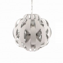 FULVIA ΦΩΤΙΣΤΙΚΟ ΟΡΟΦΗΣ 50x50x53cm ΜΕΤΑΛΛΟ ΛΕΥΚΟ c540453