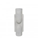 NATHEN ΒΑΖΟ 13x10x36cm ΑΛΟΥΜΙΝΙΟ ΛΕΥΚΟ c540454