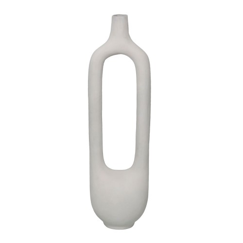 FINTON ΒΑΖΟ 17x14x62cm ΑΛΟΥΜΙΝΙΟ ΛΕΥΚΟ c540462