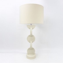 PRISMA ΦΩΤΙΣΤΙΚΟ ΕΠΙΤΡΑΠΕΖΙΟ 38x38x84cm RESIN ΜΠΕΖ ΛΙΝΟ ΜΠΕΖ c540464