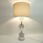 PRISMA ΦΩΤΙΣΤΙΚΟ ΕΠΙΤΡΑΠΕΖΙΟ 38x38x84cm RESIN ΜΠΕΖ ΛΙΝΟ ΜΠΕΖ c540464