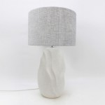 INIR ΦΩΤΙΣΤΙΚΟ ΕΠΙΤΡΑΠΕΖΙΟ 32x32x57cm ΚΕΡΑΜΙΚΟ ΜΠΕΖ ΛΙΝΟ ΓΚΡΙ c540465