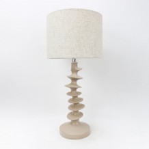 STRIO ΦΩΤΙΣΤΙΚΟ ΕΠΙΤΡΑΠΕΖΙΟ 28x28x61cm RESIN ΜΠΕΖ ΛΙΝΟ ΜΠΕΖ c540466