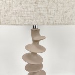 STRIO ΦΩΤΙΣΤΙΚΟ ΕΠΙΤΡΑΠΕΖΙΟ 28x28x61cm RESIN ΜΠΕΖ ΛΙΝΟ ΜΠΕΖ c540466