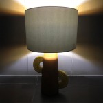 HATCUS ΦΩΤΙΣΤΙΚΟ ΕΠΙΤΡΑΠΕΖΙΟ 30 7x30 7x52 5cm POLYRESIN ΜΠΕΖ ΥΦΑΣΜΑ ΛΕΥΚΟ c540469