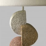 ZENSTONE B ΦΩΤΙΣΤΙΚΟ ΕΠΙΤΡΑΠΕΖΙΟ 30 5x30 5x63cm POLYRESIN ΠΟΛΥΧΡΩΜΟ ΥΦΑΣΜΑ ΛΕΥΚΟ c540471