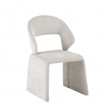 POISE ΚΑΡΕΚΛΑ ΑΣΠΡΟ 61x55x88 5cm SET 2τμχ c540481