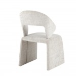 POISE ΚΑΡΕΚΛΑ ΑΣΠΡΟ 61x55x88 5cm SET 2τμχ c540481