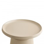 MOUSSE COFFEE TABLE SET 2ΤΕΜ CREAM CREAM 70x70x50cm c540490