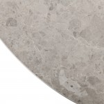 CASPIAN ΤΡΑΠΕΖΙ ΓΚΡΙ ΜΕ ΟΨΗ ΜΑΡΜΑΡΟΥ 80x80x75cm c540497