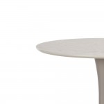 CASPIAN ΤΡΑΠΕΖΙ ΓΚΡΙ ΜΕ ΟΨΗ ΜΑΡΜΑΡΟΥ 80x80x75cm c540497