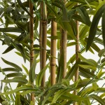 BAMBOO ΔΕΝΤΡΟ ΤΕΧΝΗΤΟ ΣΕ ΓΛΑΣΤΡΑ 190cm POLYESTER ΠΡΑΣΙΝΟ PVC c540505