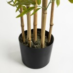 BAMBOO ΔΕΝΤΡΟ ΤΕΧΝΗΤΟ ΣΕ ΓΛΑΣΤΡΑ 190cm POLYESTER ΠΡΑΣΙΝΟ PVC c540505